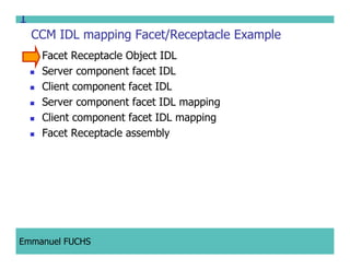 CCM IDL, CORBA Component Model IDL