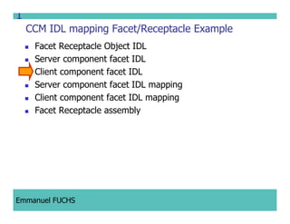 CCM IDL, CORBA Component Model IDL