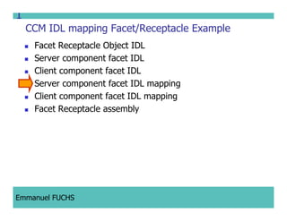 CCM IDL, CORBA Component Model IDL