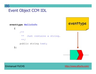 CCM IDL, CORBA Component Model IDL