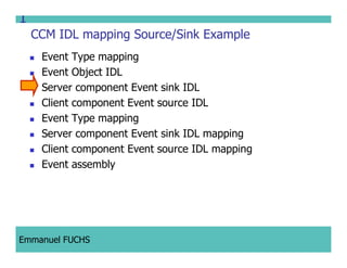 CCM IDL, CORBA Component Model IDL
