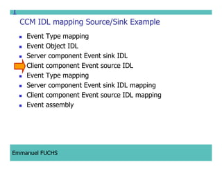 CCM IDL, CORBA Component Model IDL