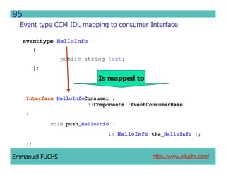 CCM IDL, CORBA Component Model IDL