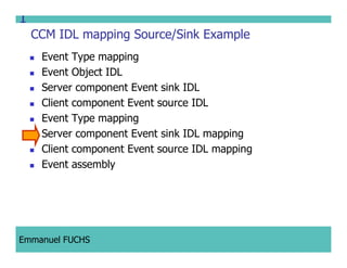 CCM IDL, CORBA Component Model IDL