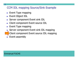 CCM IDL, CORBA Component Model IDL