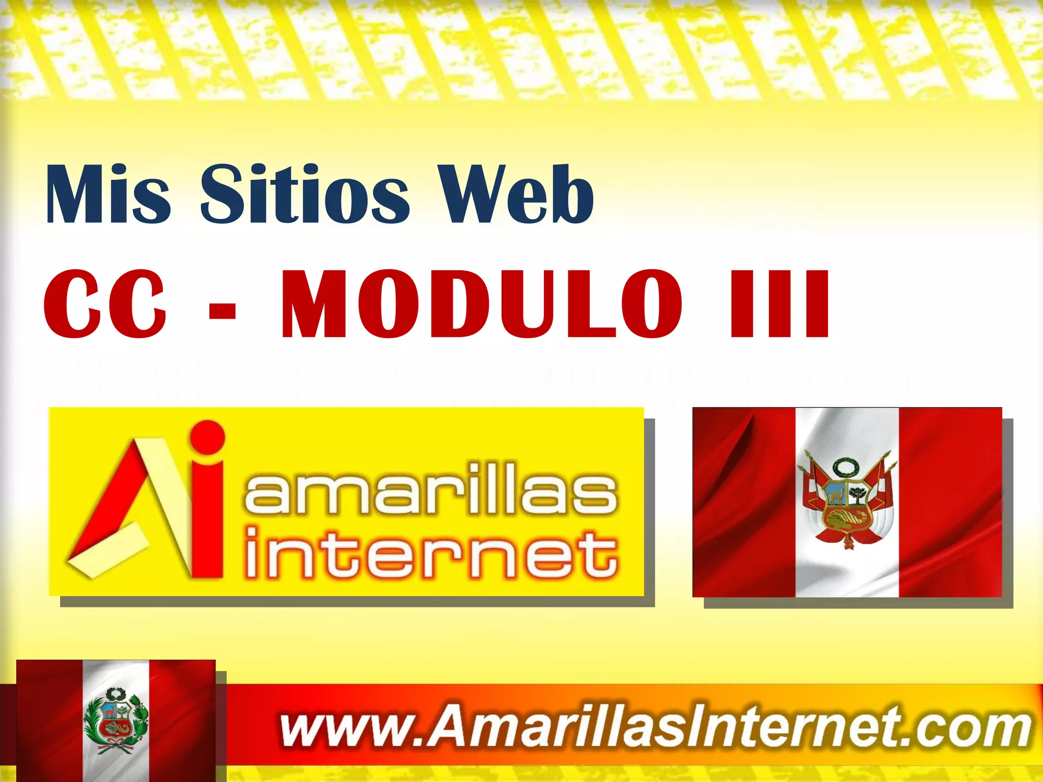 Mis Sitios Web CC - MODULO III