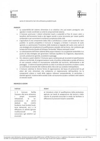La presente copia informatica, destinata unicamente alla pubblicazione sull'Albo Pretorio on Line, e' conforme al documento originale ai sensi del D.Lgs. n.
82/2005. Il corrispondente documento digitalmente firmato e' conservato negli Archivi del Comune di Milano.
 