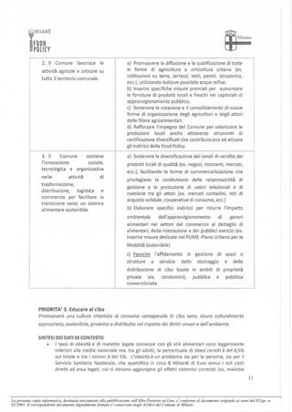 La presente copia informatica, destinata unicamente alla pubblicazione sull'Albo Pretorio on Line, e' conforme al documento originale ai sensi del D.Lgs. n.
82/2005. Il corrispondente documento digitalmente firmato e' conservato negli Archivi del Comune di Milano.
 