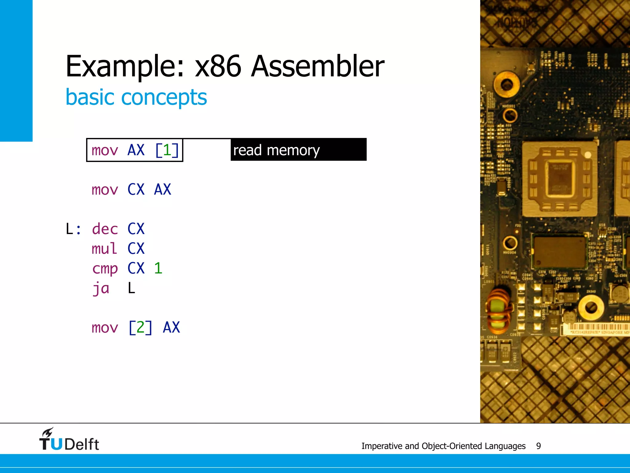 biology
Imperative and Object-Oriented Languages
Polymorphism
23
 