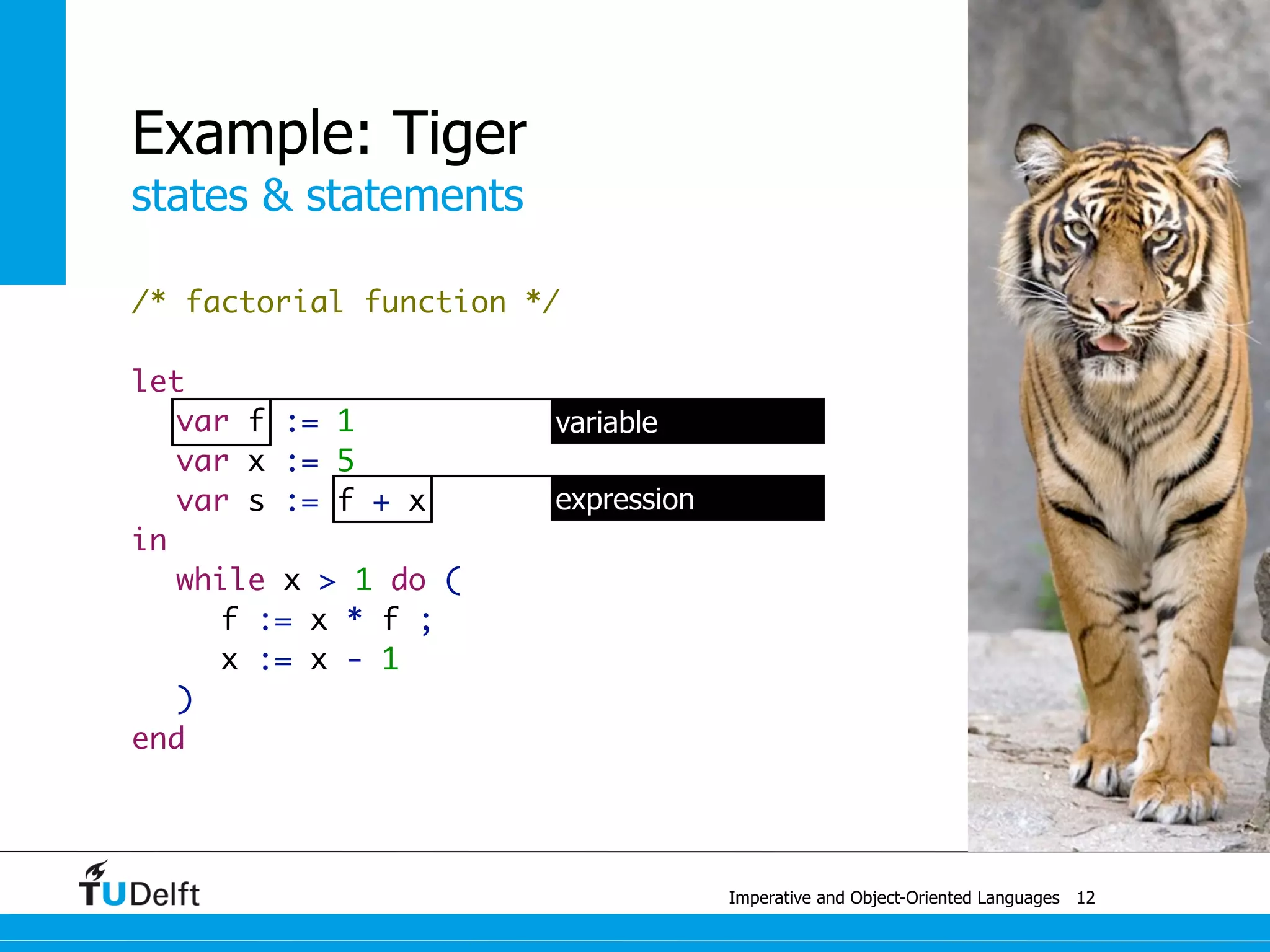 contravariance
Imperative and Object-Oriented Languages
Type Systems
A <: B
C :> D
38
 