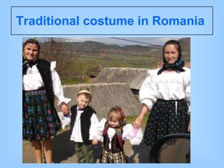 Traditional costume in Romania   