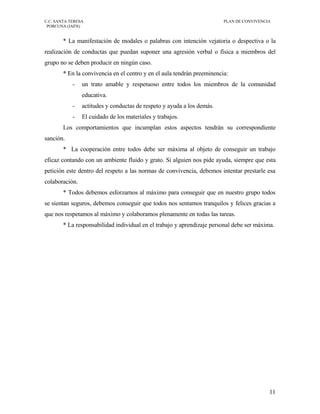 Plan de ConvivenciaC.C. Santa Teresa.