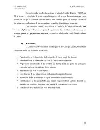Plan de ConvivenciaC.C. Santa Teresa.