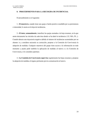 Plan de ConvivenciaC.C. Santa Teresa.