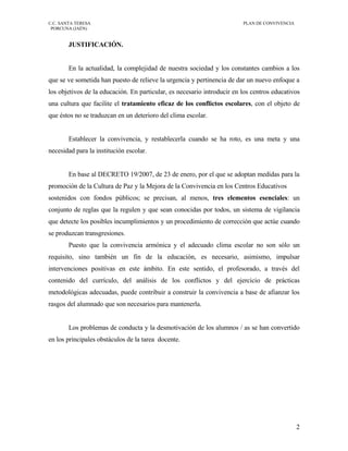 Plan de ConvivenciaC.C. Santa Teresa.