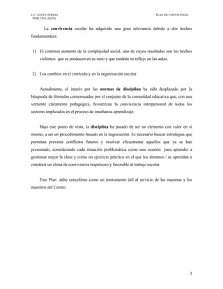 Plan de ConvivenciaC.C. Santa Teresa.