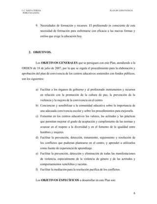 Plan de ConvivenciaC.C. Santa Teresa.