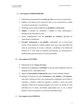 Plan de ConvivenciaC.C. Santa Teresa.