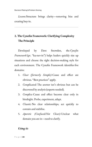 Decision Making & Problem Solving | Critical Thinking | PDF