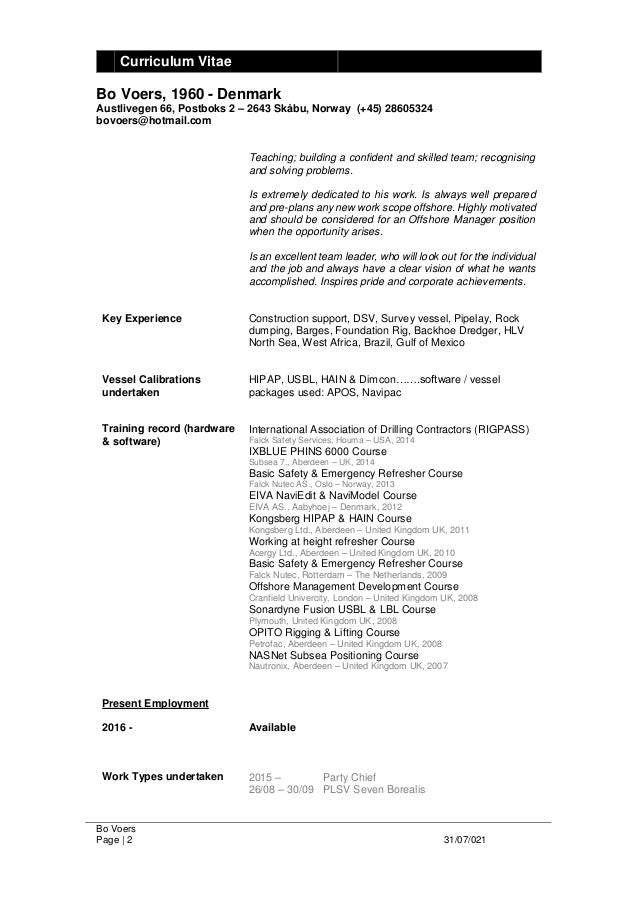simple curriculum vitae sample format