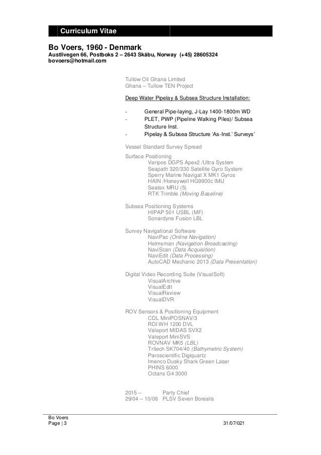 curriculum vitae netherlands template UK INT Survey Template CV  PCBOVOERS & 2016 30012016  CV