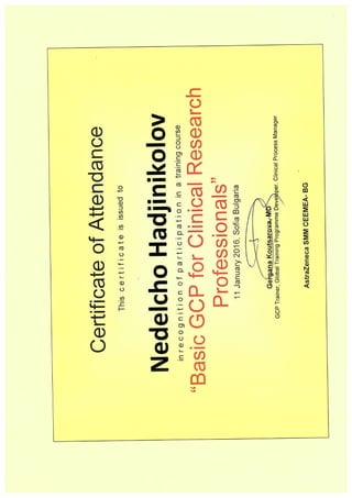 Basic GCP certificate