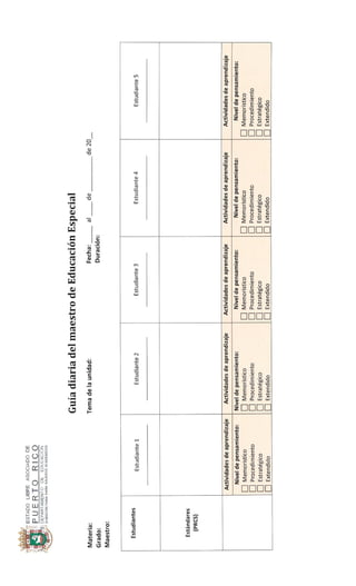 Cc # 1 2015-2016 Planificación del Aprendizaje