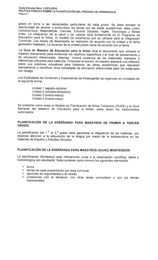 Cc # 1 2015-2016 Planificación del Aprendizaje