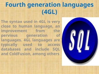 Sql Furth Generation Language Reference CC 101 generations of computer presentation.pptx