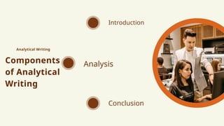 Analytical Writing
Components
of Analytical
Writing
Introduction
Analysis
Conclusion
 