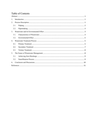 Table of Contents
Abstract...................................................................................................