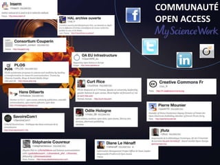 COMMUNAUTÉ
OPEN ACCESS
 