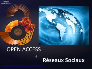 OPEN ACCESS
                +
                                                                   Réseaux Sociaux
Odile Hogne Open Access et réseaux sociaux : la combinaison gagnante
 