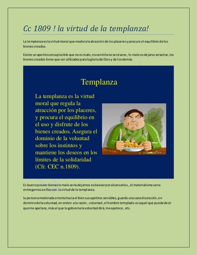 Cc 1809 ! la virtud de la templanza!