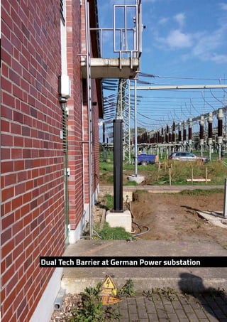 Dual Tech Barrier at German Power substation
 