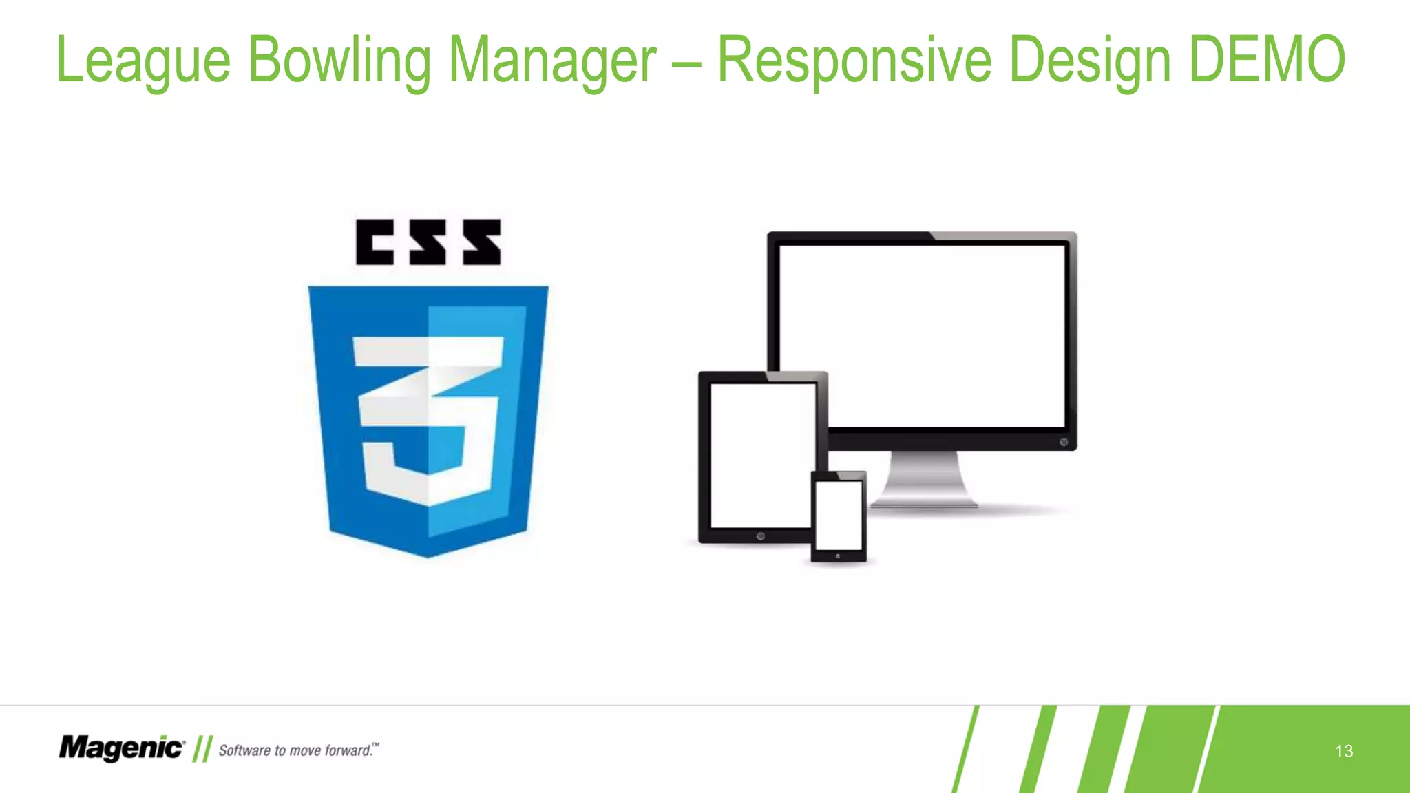 13 League Bowling Manager – Responsive Design DEMO 