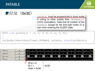 PATABLE

 位址（0x3E）




            26
 