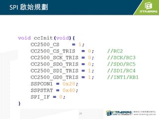 SPI 啟始規劃




           29
 