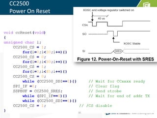 CC2500
Power On Reset




                 30
 