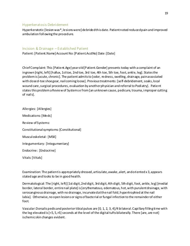procedure note template magdalene project org procedure note template