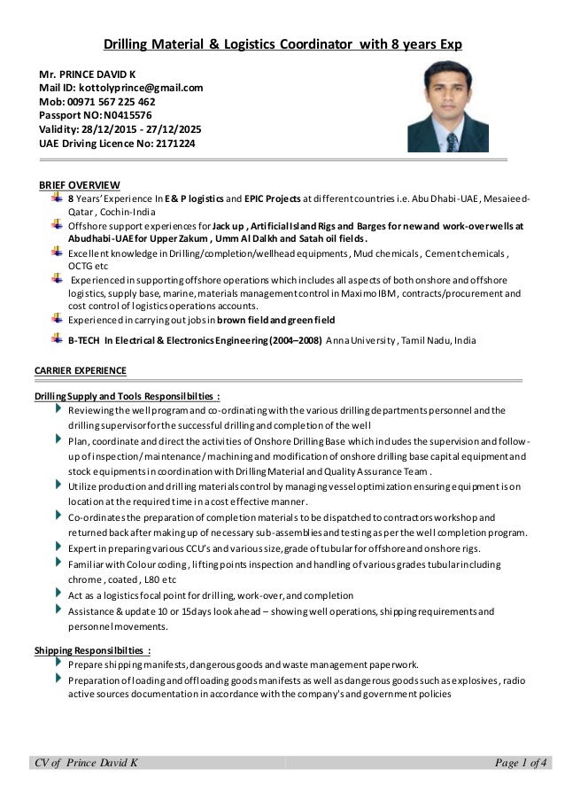 logistics cv tura mansiondelrio