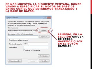 Como conectar visual basic con ms access | PDF