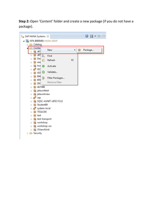 External View Creation Guide | PDF
