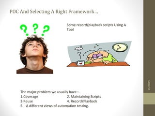 Hybrid Automation Framework Developement | PPT