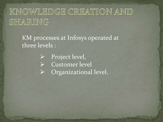 CASE STUDY infosys