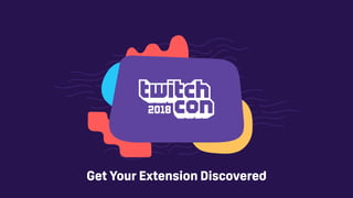 Get Your Extension Discovered
 