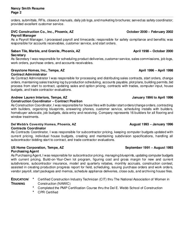 tcs resume format