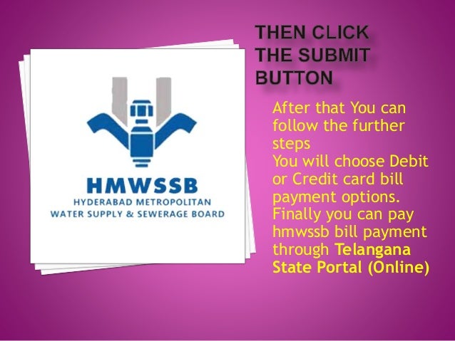 bill payment hmwssb Payment HMWSSB Bill