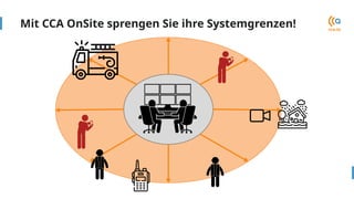 Mit CCA OnSite sprengen Sie ihre Systemgrenzen!
 