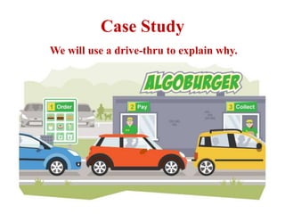 Case Study
We will use a drive-thru to explain why.
 